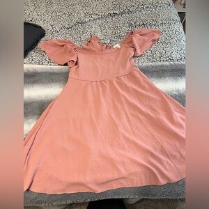 Women’s light pink short dress, size L